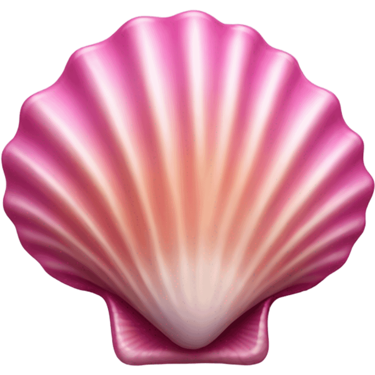 Pink seashell emoji