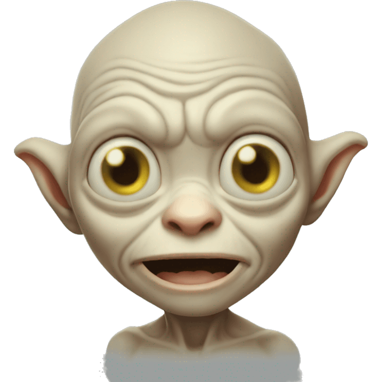 Cute Gollum emoji