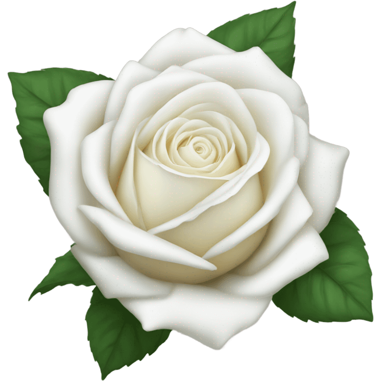 white rose emoji