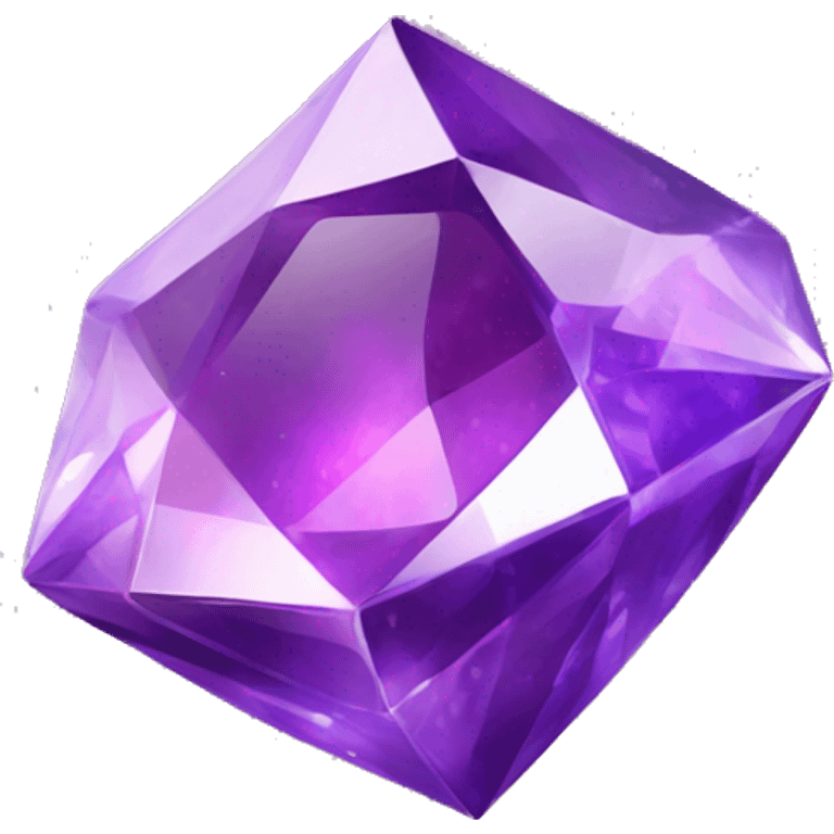 Beautiful sparkling gem with specks of purple emoji