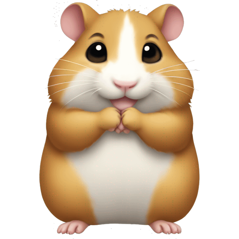 two hamsters handshake emoji