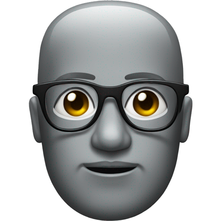 robot with black glasses emoji