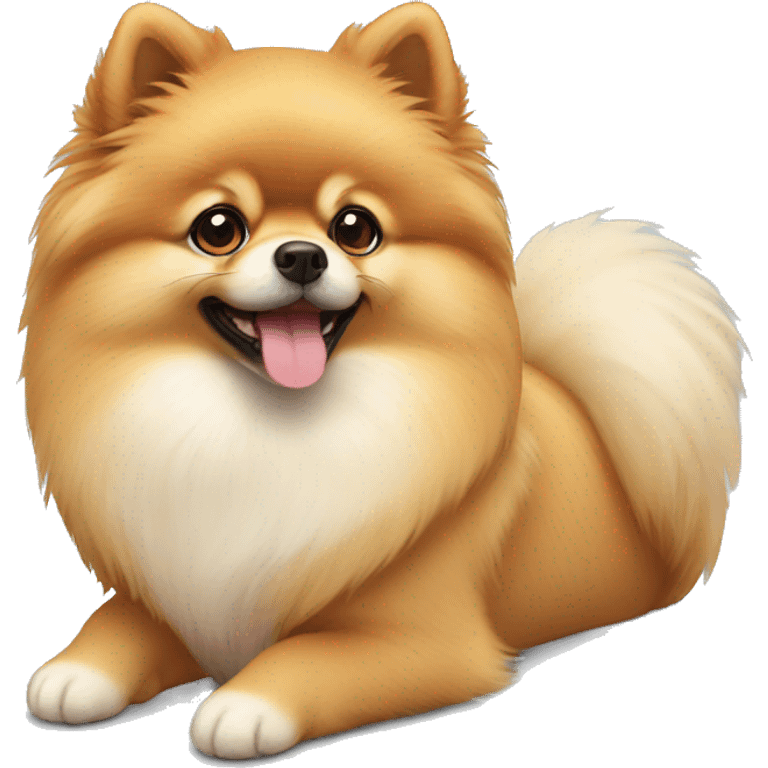 Cute pomeranian emoji