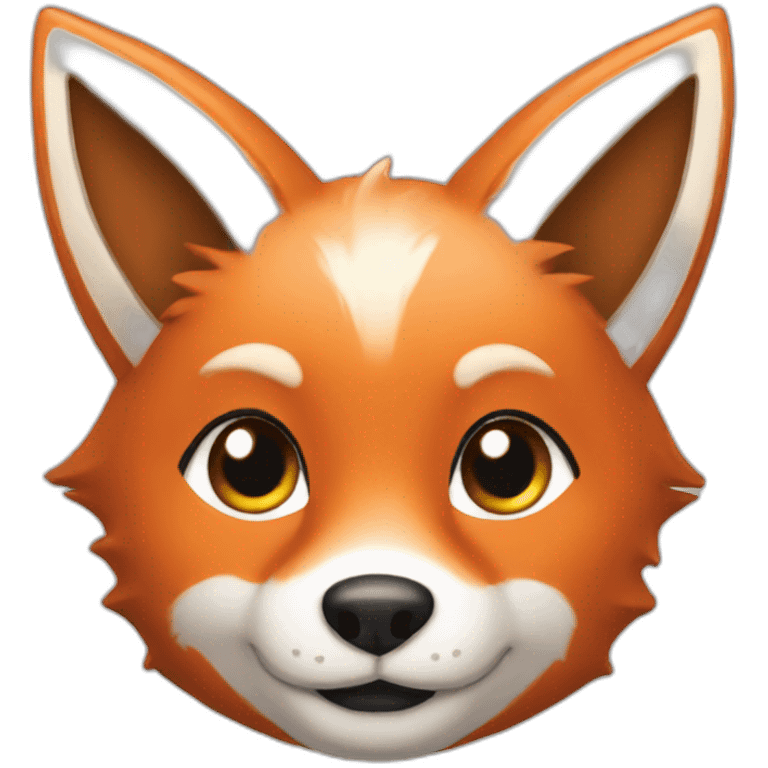 create a flirty fox emoji emoji