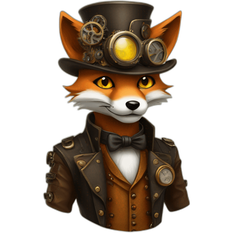 steampunk fox emoji