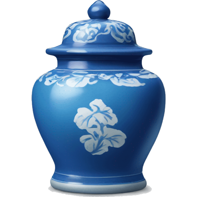 Blue ginger jar emoji