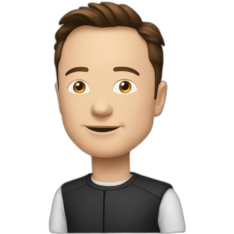 elon musk with joint emoji