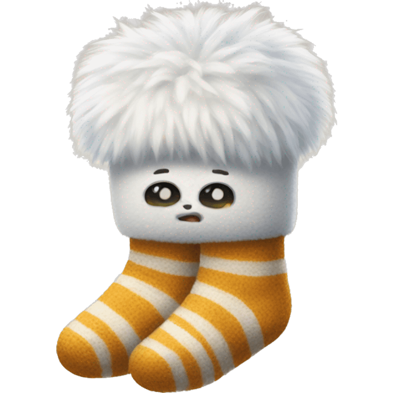 Fluffy socks emoji