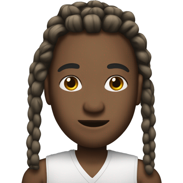 Nepe with cornrows emoji