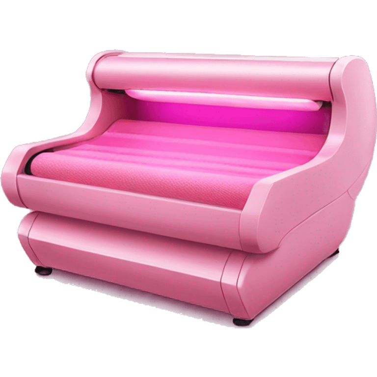 Pink tanning bed  emoji