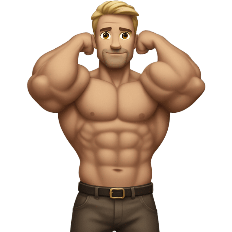 Buff man  emoji