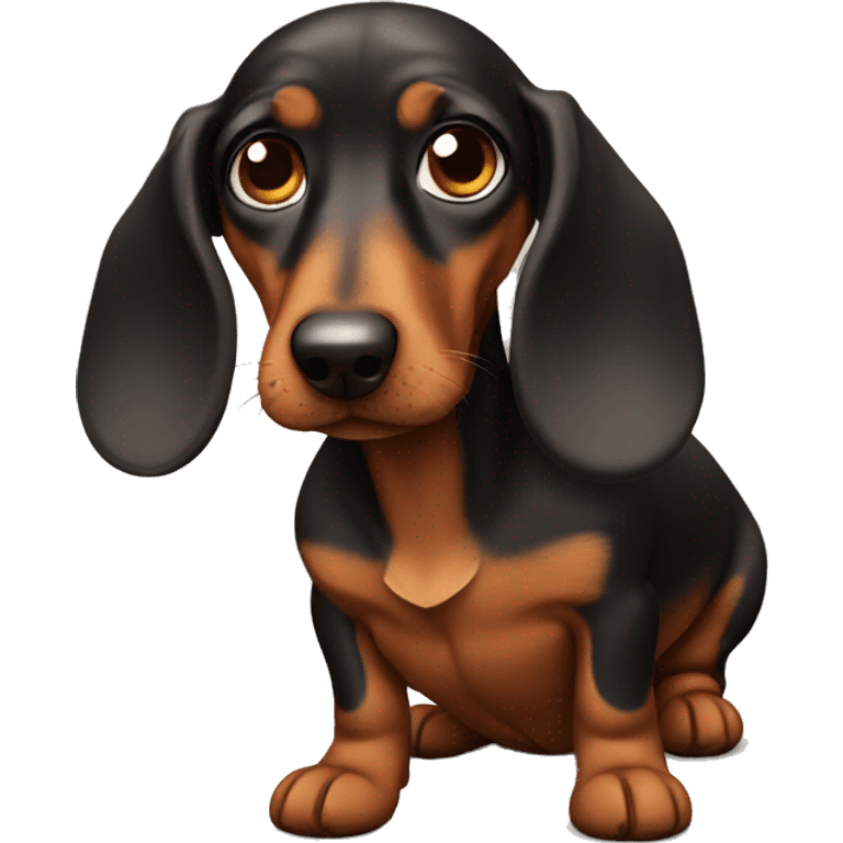 Sad daschund emoji