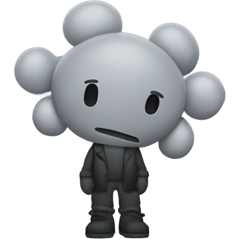 Make a kaws  emoji