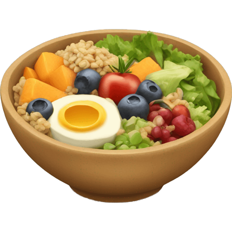 Healthy bowl emoji