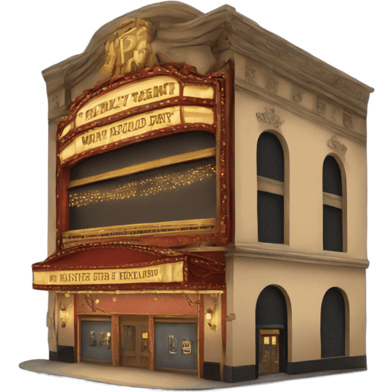 Broadway stage emoji