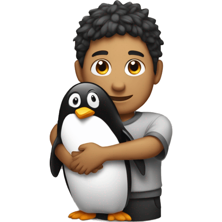 Musa holding penguin  emoji