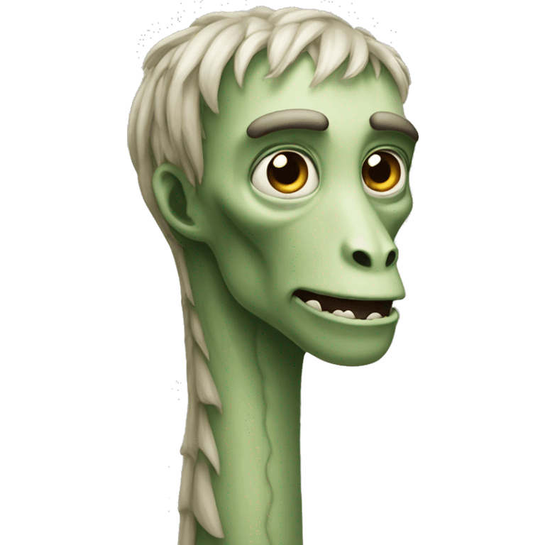 Monster human long neck emoji