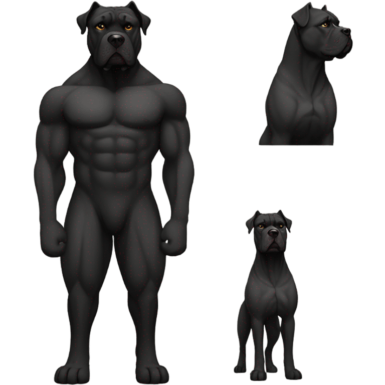 Black Cane corso  emoji