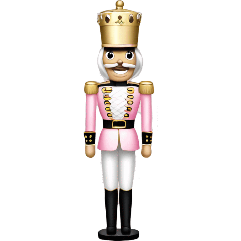 Light pink nutcracker emoji