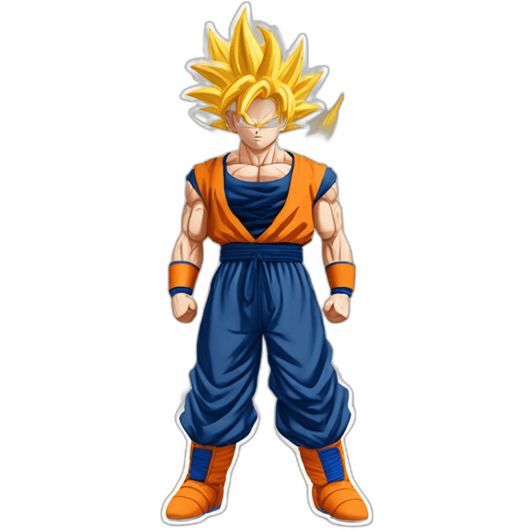 goku super saiyan full body emoji