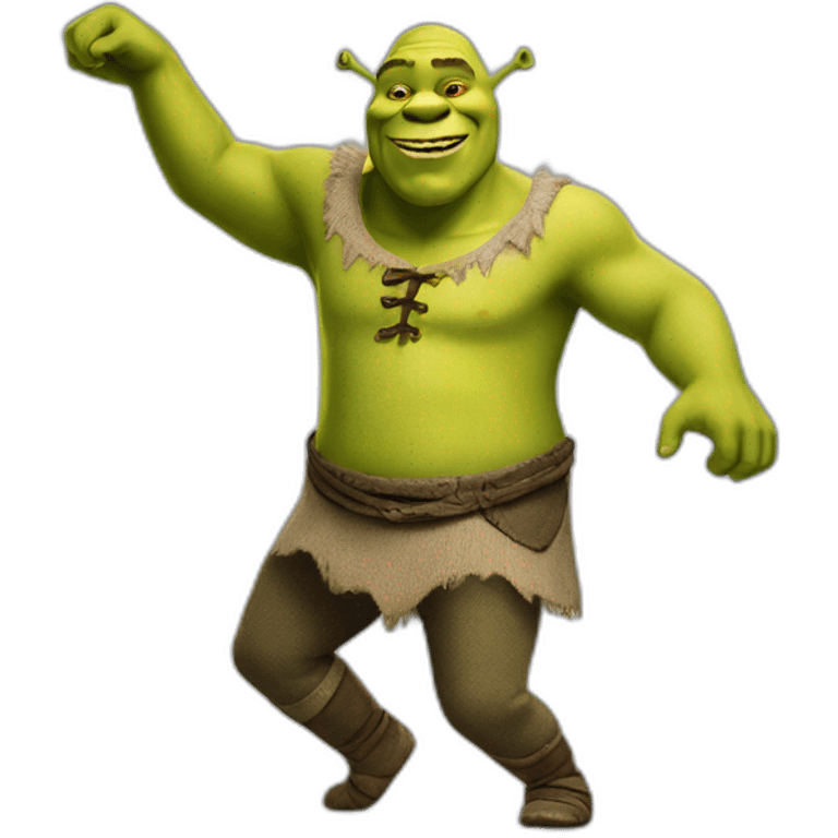 shrek dancing emoji