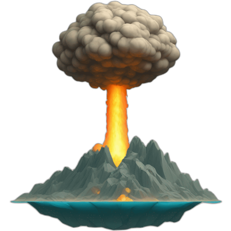 geometrical nuclear explosion study to emoji