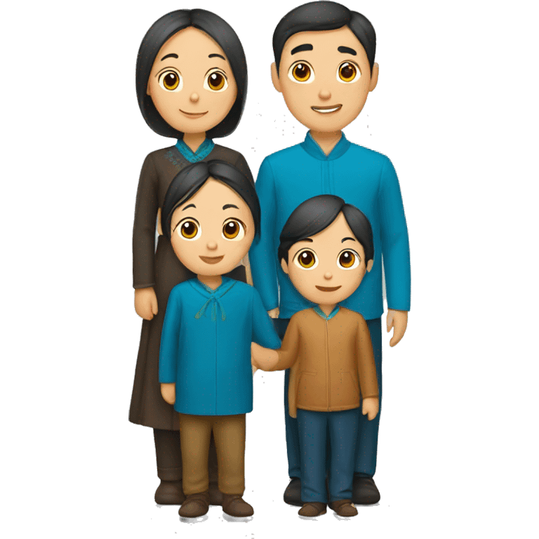 Kazakh family emoji