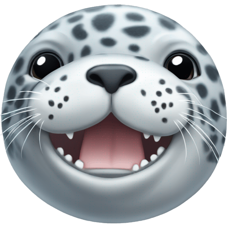 Baby leopard seal  emoji