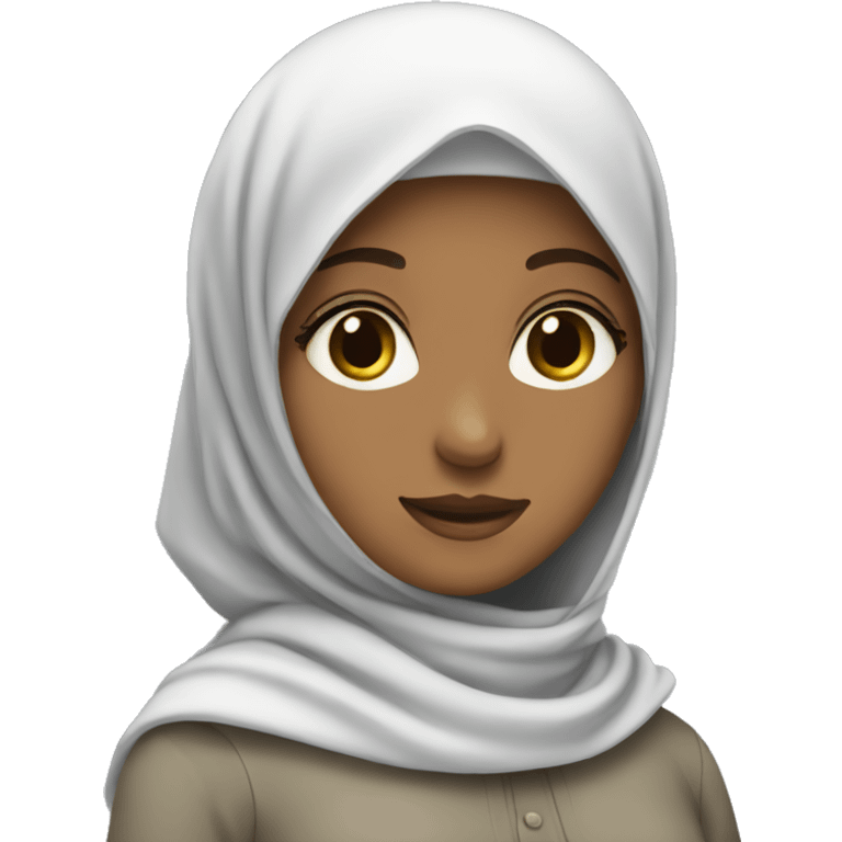 a girl with hijab code emoji