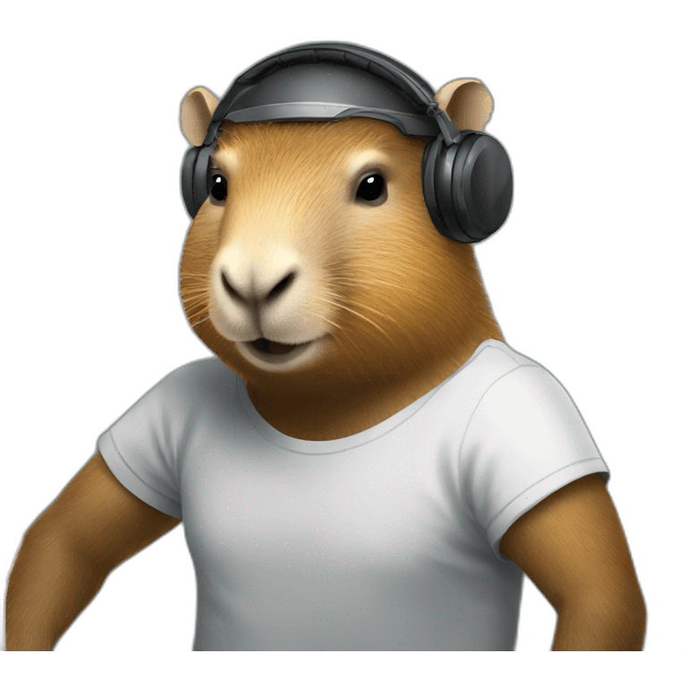 dj-capybara emoji