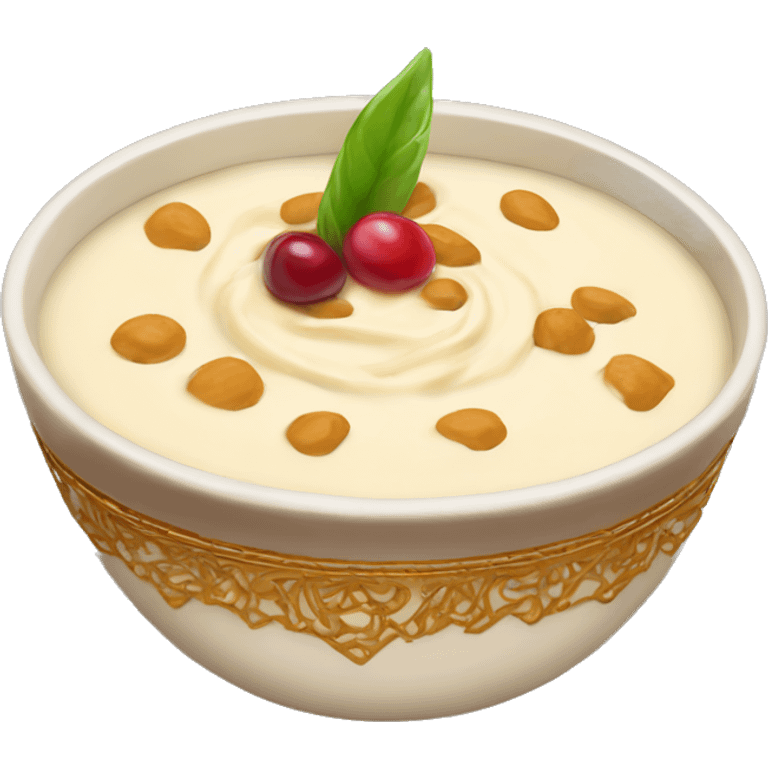 kheer indian sweet dish emoji