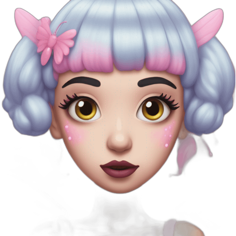 Melanie Martinez pink alien fairy emoji