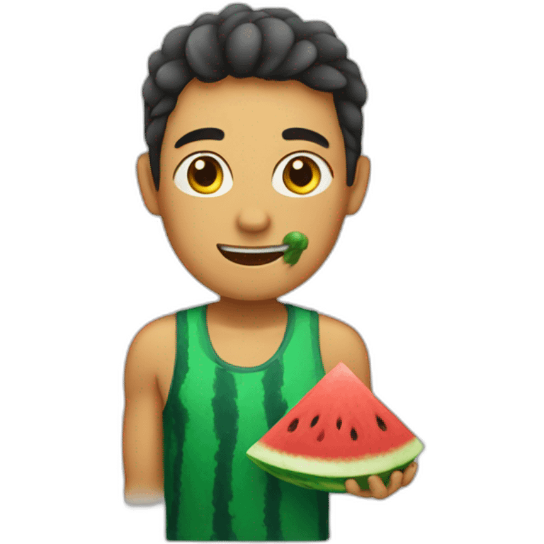 human water melon emoji