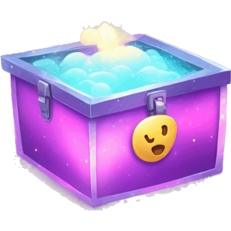 ( 8K )𓂺THE 𓂸MAGIC BOX🗿 glittery✨box of magic light emoji