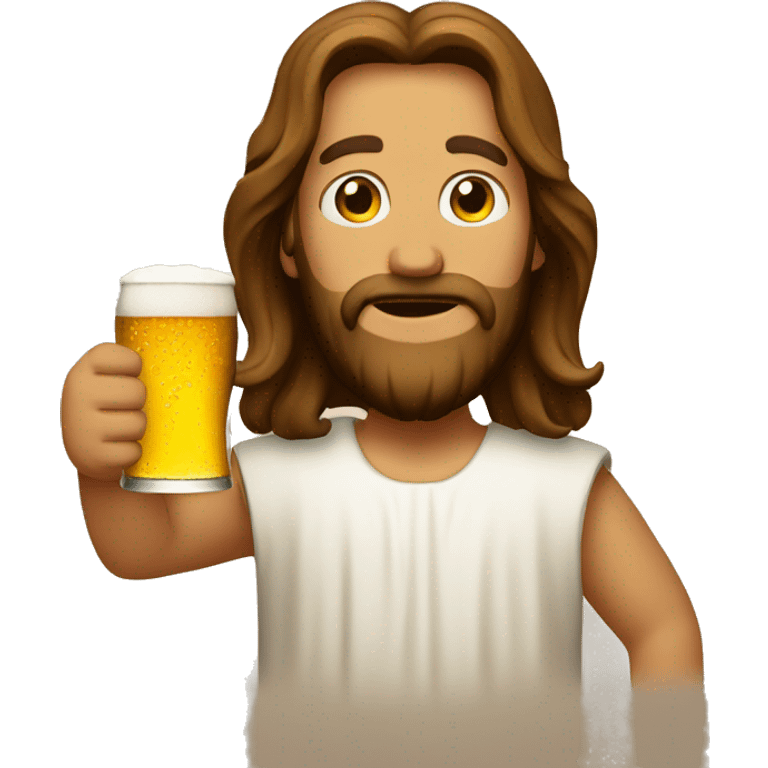 Jesus beer emoji