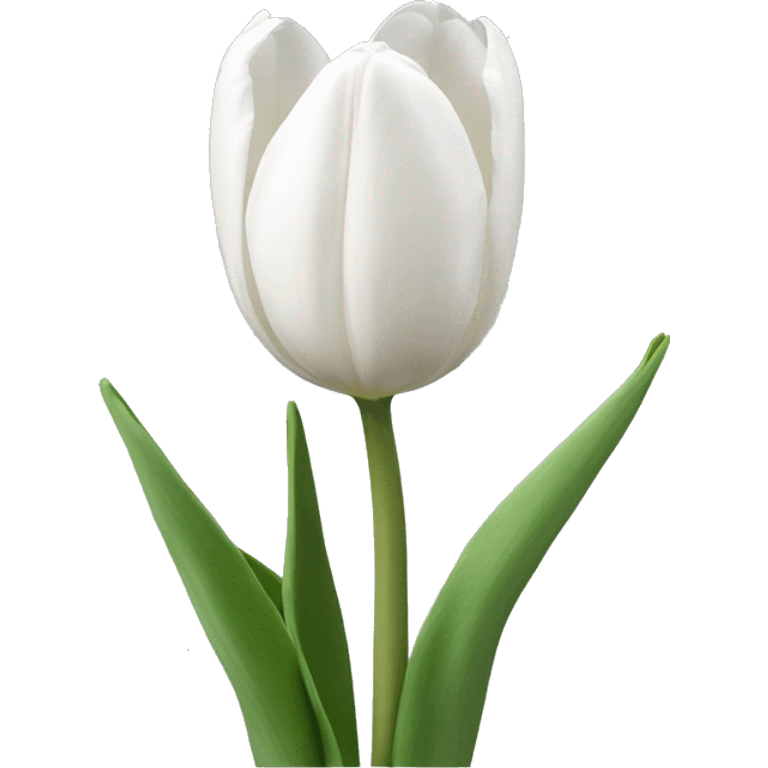 White tulips  emoji