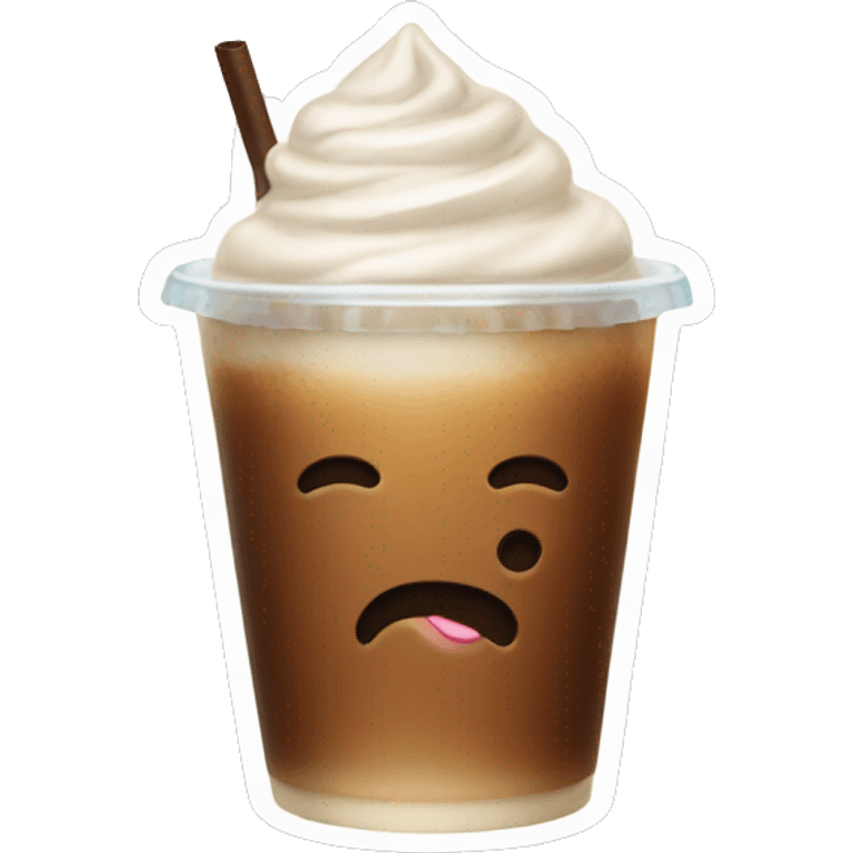 Iced coffe emoji