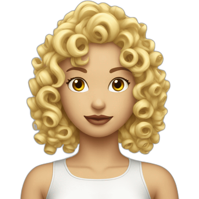 curly-blonde-latex-catsuit emoji