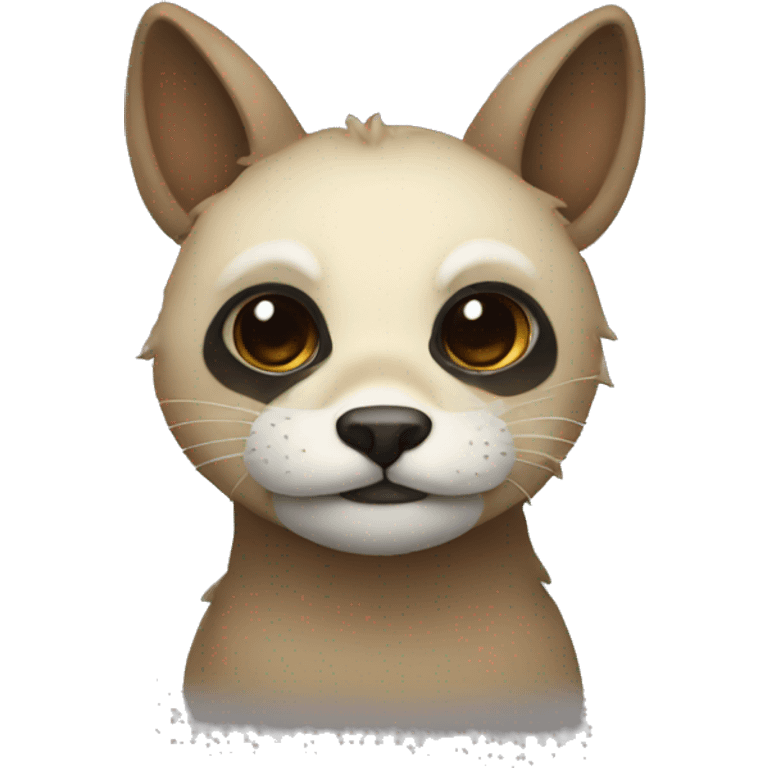 cute masked animal critter emoji