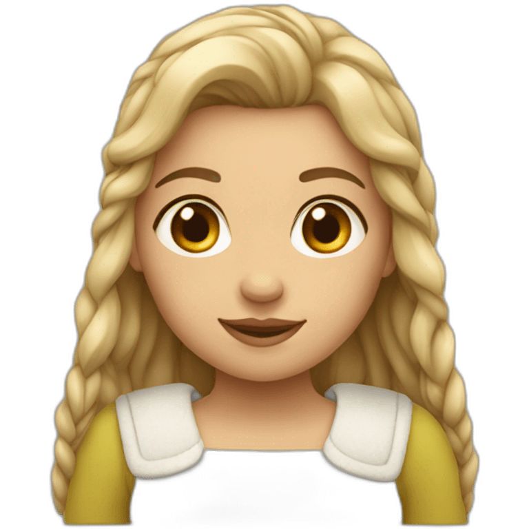 Slovenian girl emoji