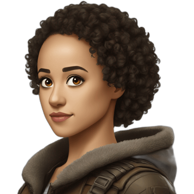 Nathalie Emmanuel missandei realistic emoji