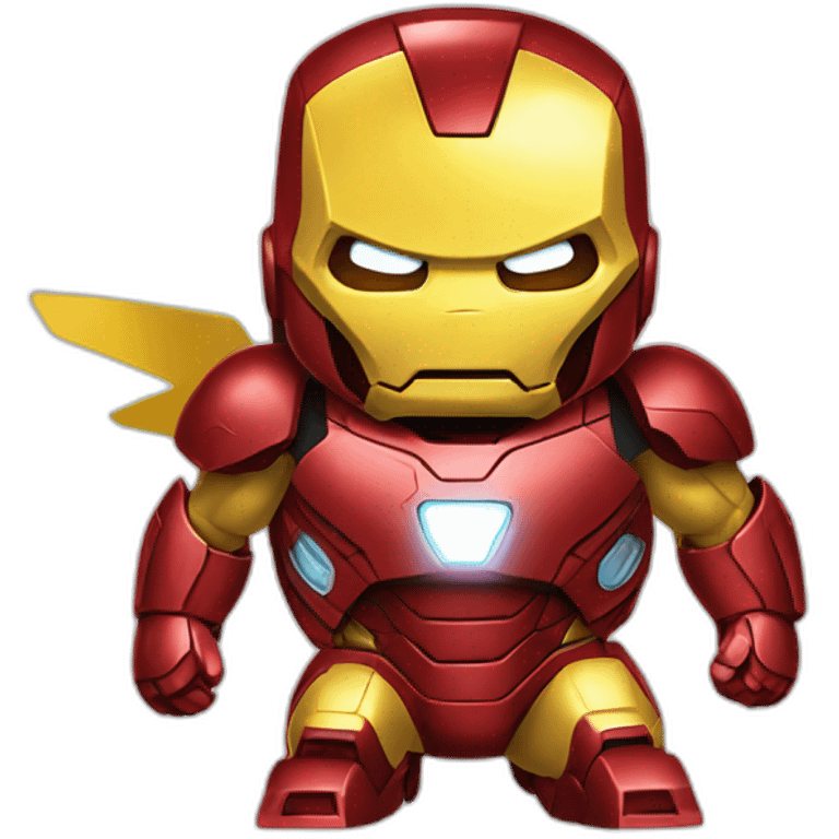 Iron man end pikachu emoji