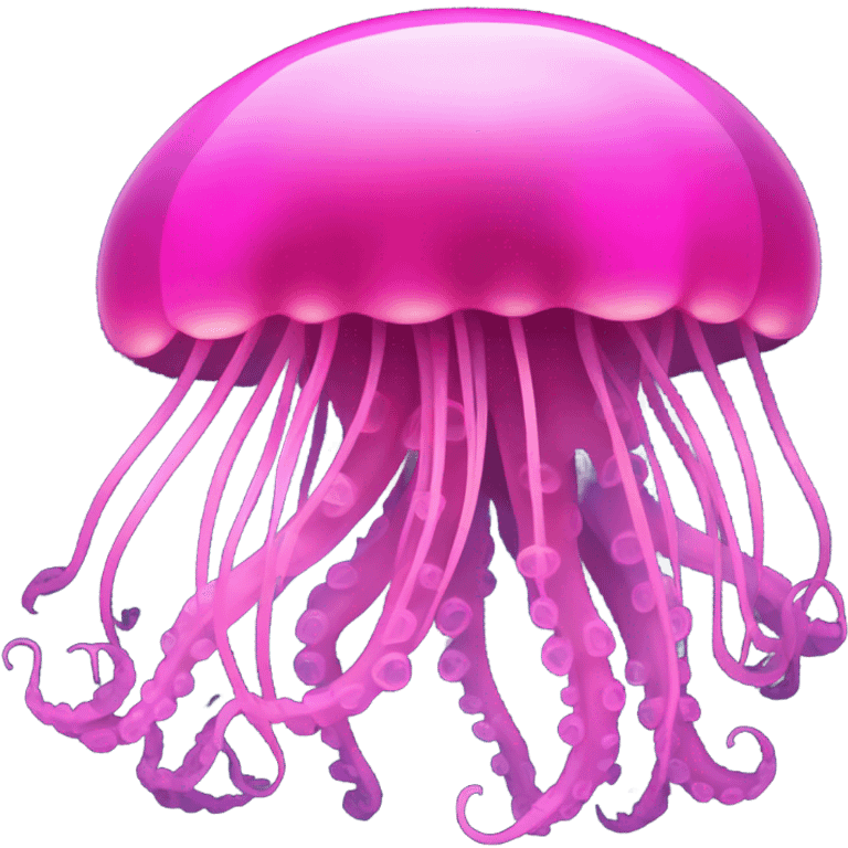 Pink jellyfish emoji