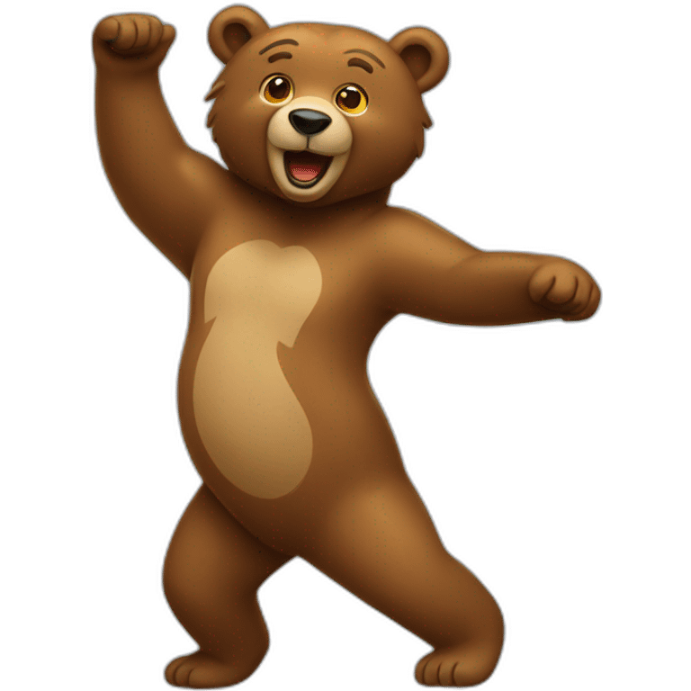 dancing bear emoji