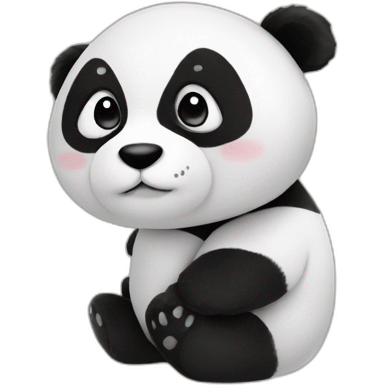 panda stuffed toy emoji