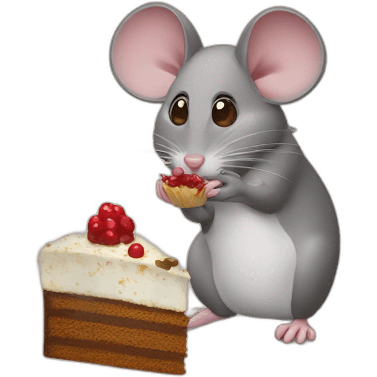 mouse-eating-cake emoji