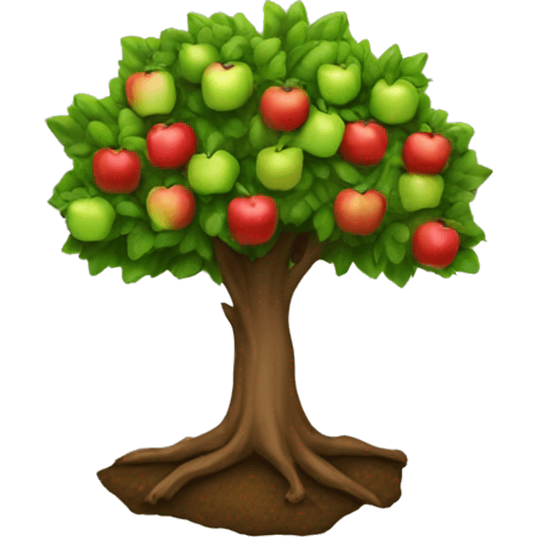 I want an apple tree for the presentation emoji