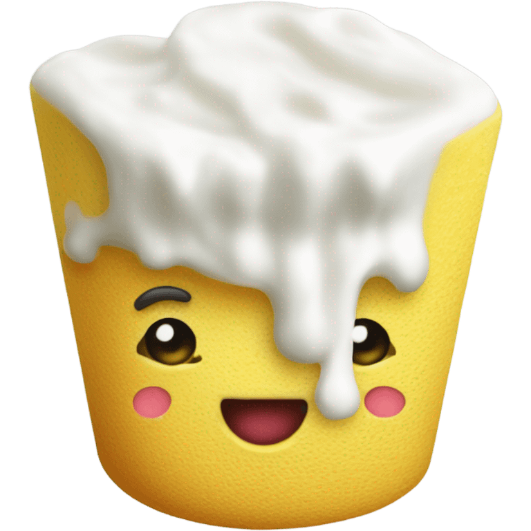 Yogurt kitchen sponge emoji