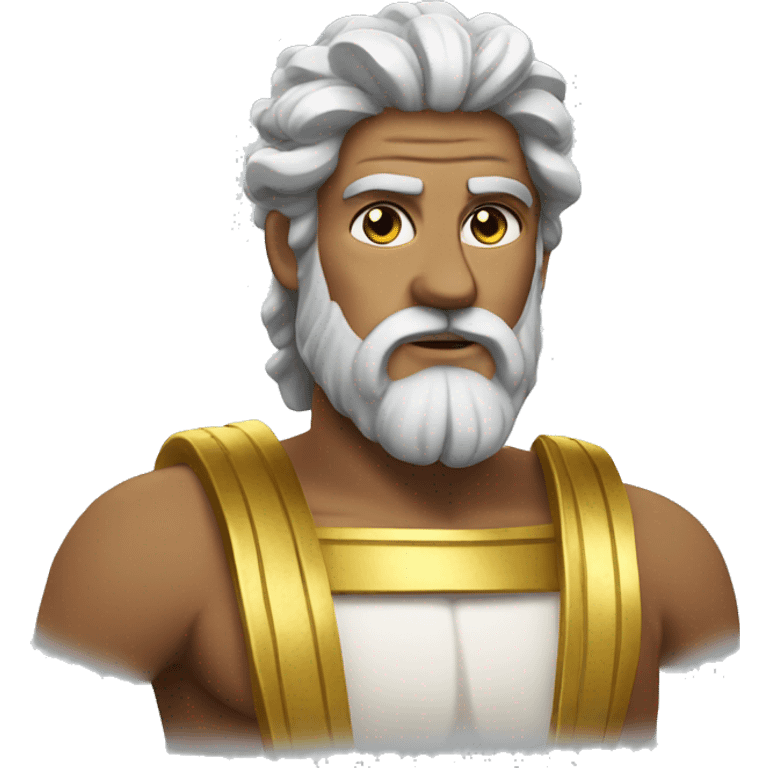 Zeus, confident look emoji