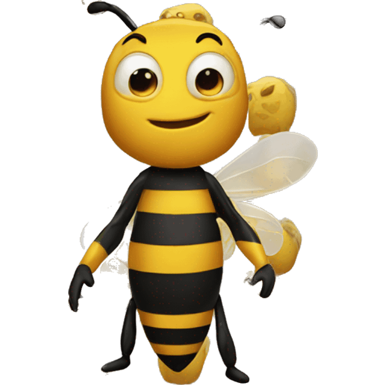 An attractive bee man emoji